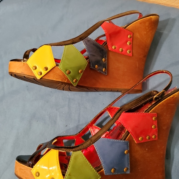 Naughty Monkey Rainbow Wedges - Picture 4 of 5